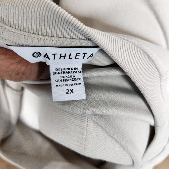 Athleta Seasoft Scoop Neck Sweatshirt Womens Plus 2X Abalone NEW - Picture 8 of 13